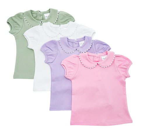 Scalloped Collar Tee